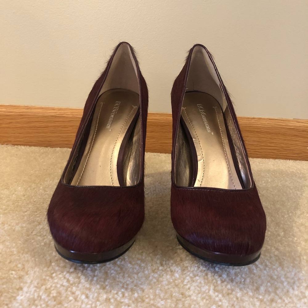 BCBGeneration Tina Burgundy High Heels